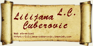 Lilijana Čuberović vizit kartica